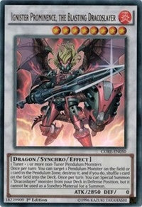 Image for Ignister Prominence, the Blasting Dracoslayer (Clash of Rebellions) (CORE-EN050) - YuGiOh