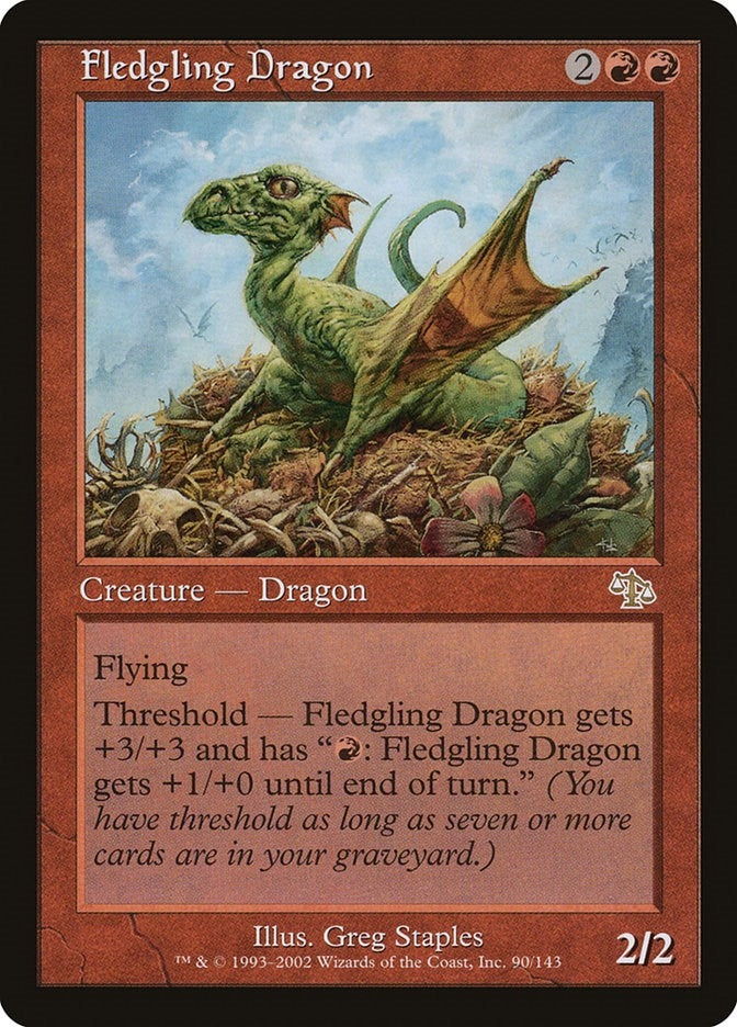 Image for Fledgling Dragon (Judgment) (90) - Magic: The Gathering