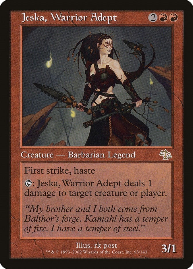 Image for Jeska, Warrior Adept (Judgment) (93) - Magic: The Gathering