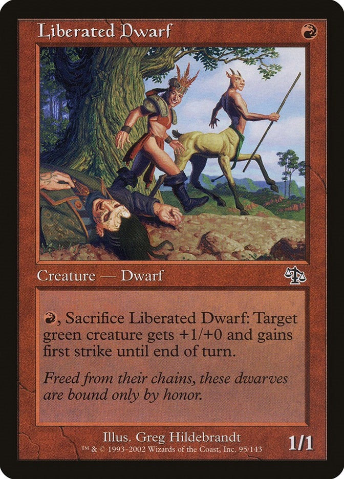 Image for Liberated Dwarf (Judgment) (95) - Magic: The Gathering