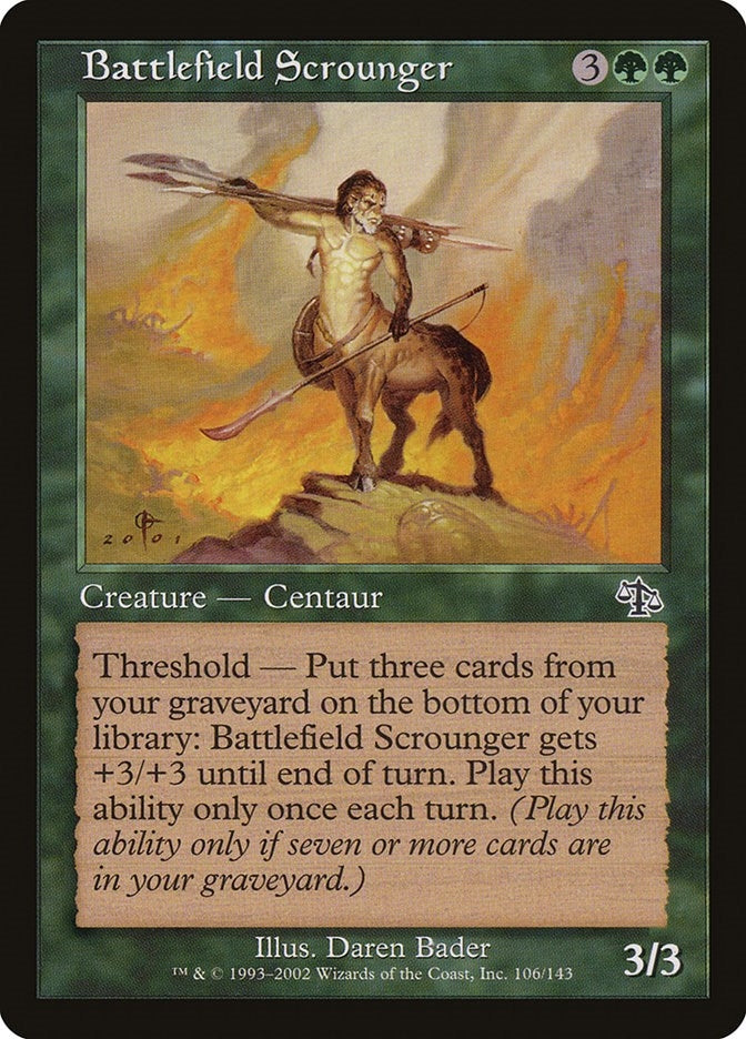 Image for Battlefield Scrounger (Judgment) (106) - Magic: The Gathering