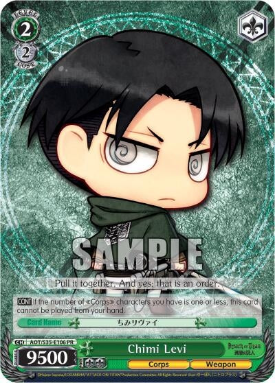 Image for Chimi Levi (Attack on Titan) (AOT/S35-E106 PR) - Weiss Schwarz
