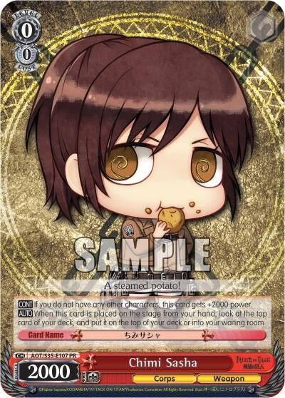 Image for Chimi Sasha (Attack on Titan) (AOT/S35-E107 PR) - Weiss Schwarz