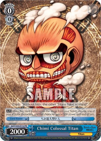 Image for Chimi Colossal Titan (Attack on Titan) (AOT/S35-E112 PR) - Weiss Schwarz