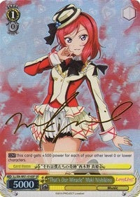 Image for "That's Our Miracle" Maki Nishikino (SP) (Love Live! DX) (LL/EN-W01-016SP SP) - Weiss Schwarz
