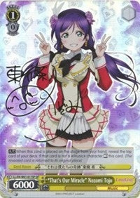 Image for "That's Our Miracle" Nozomi Tojo (SP) (Love Live! DX) (LL/EN-W01-017SP SP) - Weiss Schwarz