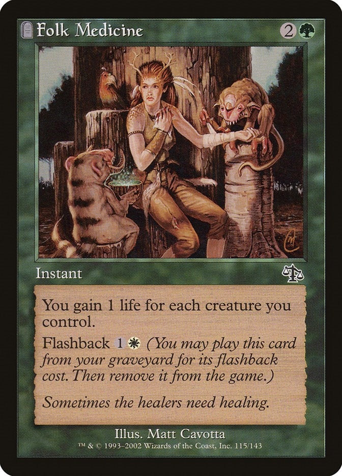 Image for Folk Medicine (Judgment) (115) - Magic: The Gathering