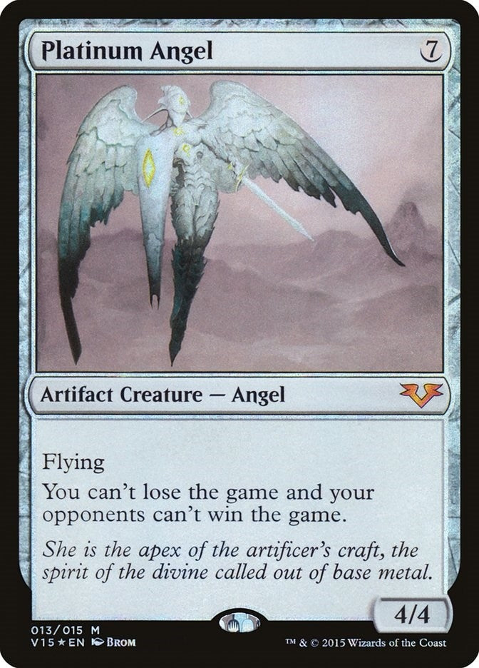 Image for Platinum Angel (From the Vault: Angels) (13) - Magic: The Gathering