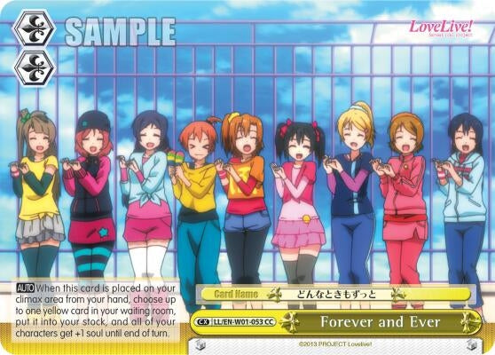 Image for Forever and Ever (Love Live! DX) (LL/EN-W01-053 CC) - Weiss Schwarz