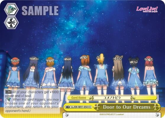 Image for Door to Our Dreams (Love Live! DX) (LL/EN-W01-054 CC) - Weiss Schwarz