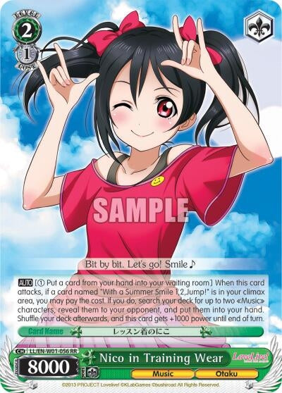 Image for Nico in Training Wear (Love Live! DX) (LL/EN-W01-056 RR) - Weiss Schwarz