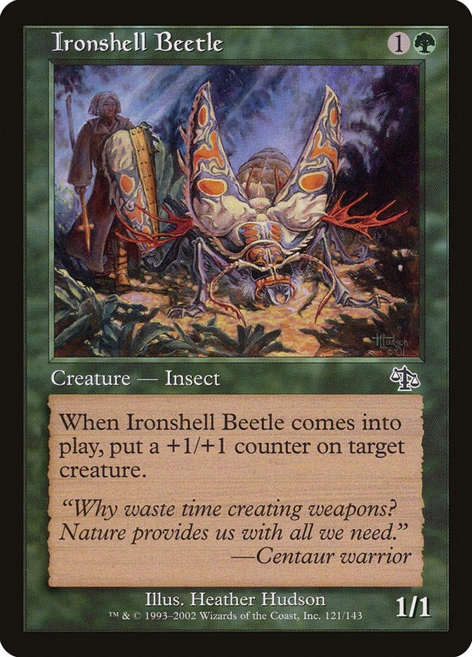Image for Ironshell Beetle (Judgment) (121) - Magic: The Gathering