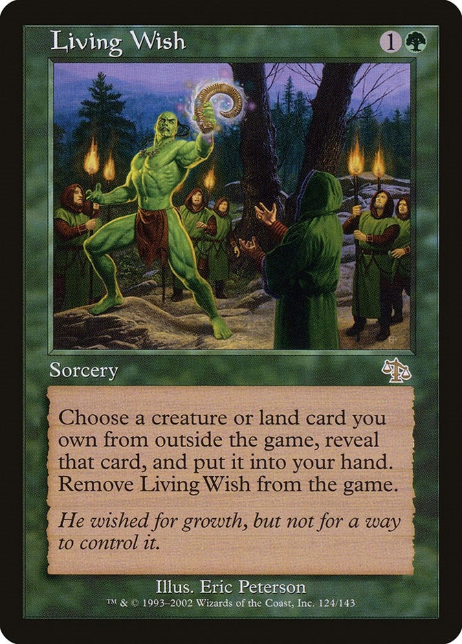 Image for Living Wish (Judgment) (124) - Magic: The Gathering