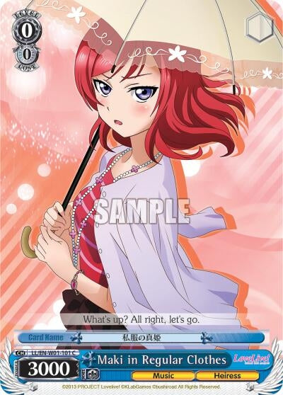 Image for Maki in Regular Clothes (Love Live! DX) (LL/EN-W01-101 C) - Weiss Schwarz