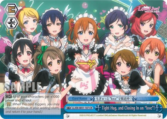 Image for Tight Hug, and Closing In on "love"! (Love Live! DX) (LL/EN-W01-107 CR) - Weiss Schwarz