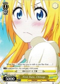 Image for First Date, Chitoge (TD) (NISEKOI -False Love-) (NK/W30-TE03 TD) - Weiss Schwarz