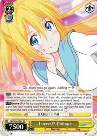 Image for Lovers!? Chitoge (TD) (NISEKOI -False Love-) (NK/W30-TE05 TD) - Weiss Schwarz