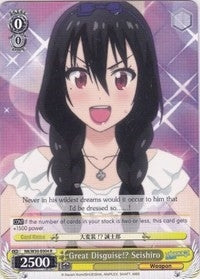 Image for Great Disguise!? Seishiro (NISEKOI -False Love-) (NK/W30-E004 R) - Weiss Schwarz
