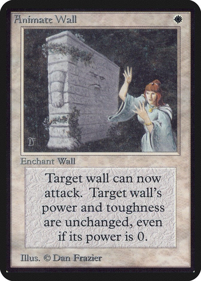 Image for Animate Wall (Alpha Edition) - Magic: The Gathering