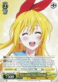 Image for Ties with You, Chitoge (NISEKOI -False Love-) (NK/W30-E012 U) - Weiss Schwarz