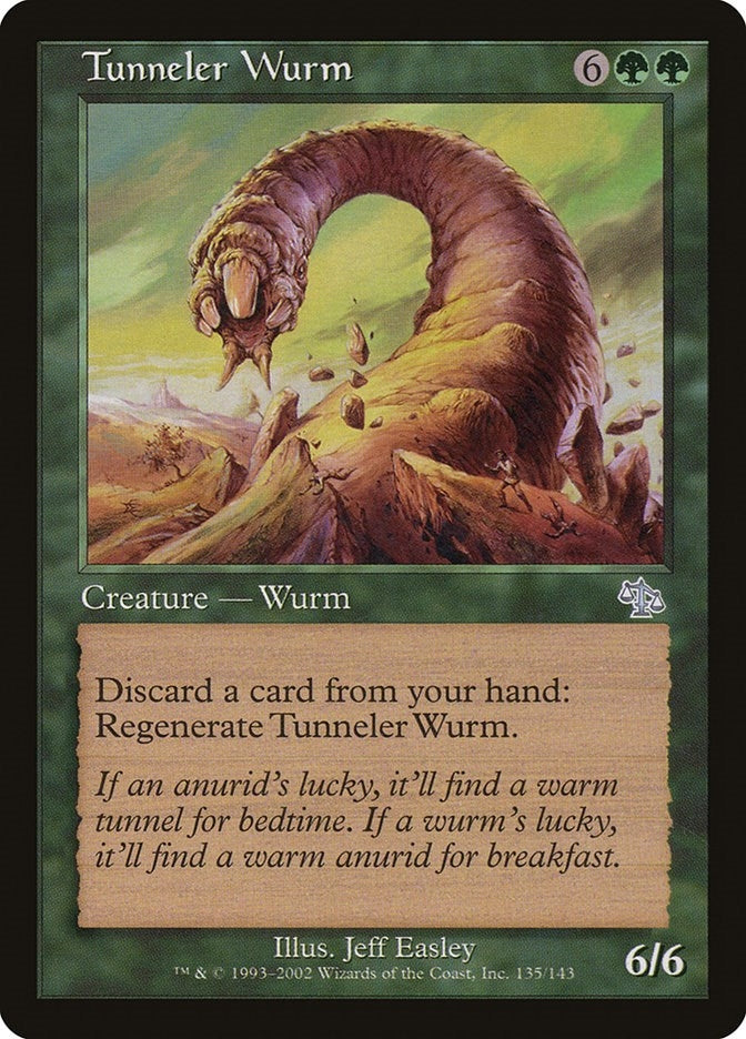 Image for Tunneler Wurm (Judgment) (135) - Magic: The Gathering