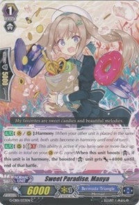 Image for Sweet Paradise, Manya (G-CB01: Academy of Divas) (G-CB01/033EN) - Cardfight Vanguard