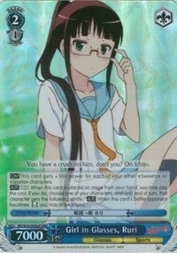 Image for Girl in Glasses, Ruri (RRR) (NISEKOI -False Love-) (NK/W30-E082R RRR) - Weiss Schwarz
