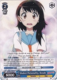 Image for Modest Personality, Kosaki (NISEKOI -False Love-) (NK/W30-E095 C) - Weiss Schwarz