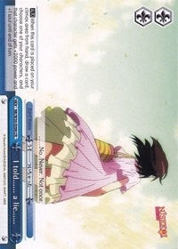 Image for I told...... a lie...... (NISEKOI -False Love-) (NK/W30-E098 CR) - Weiss Schwarz