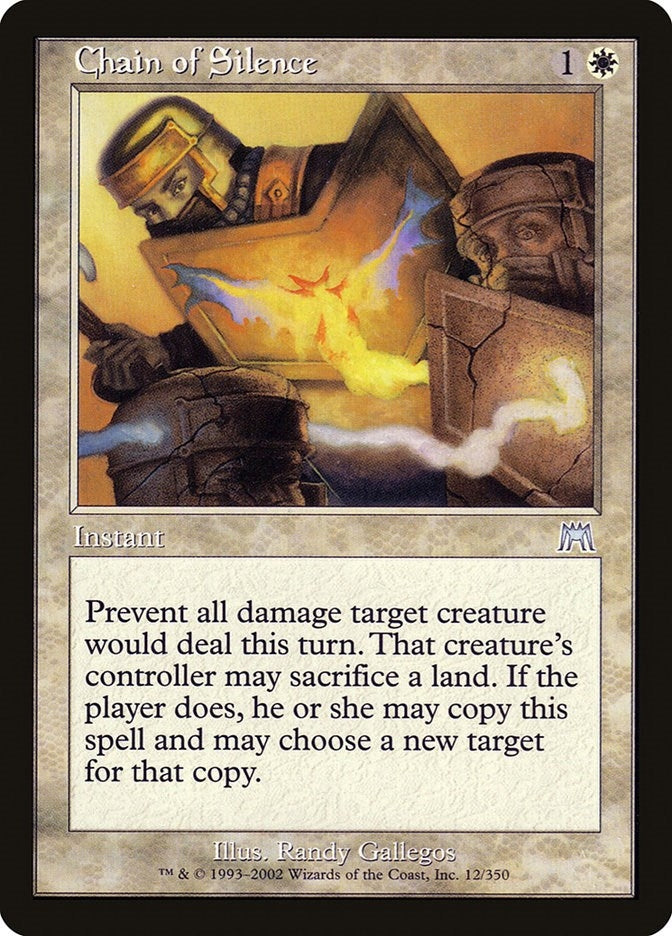 Image for Chain of Silence (Onslaught) (12) - Magic: The Gathering