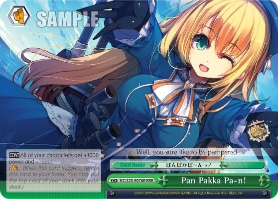 Image for Pan Pakka Pa-n! (RRR) (KanColle) (KC/S25-E076R RRR) - Weiss Schwarz