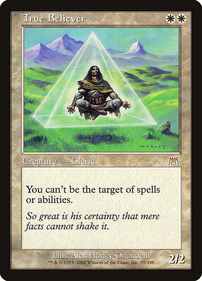 Image for True Believer (Onslaught) (57) - Magic: The Gathering