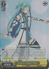 Image for Asuna's Quiet Time (Parallel Foil) (Sword Art Online II) (SAO/SE23-E01 R) - Weiss Schwarz