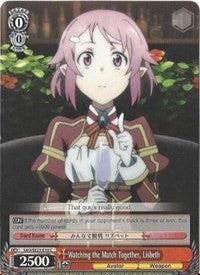 Image for Watching the Match Together, Lisbeth (Sword Art Online II) (SAO/SE23-E10 C) - Weiss Schwarz