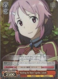 Image for Watching the Match Together, Lisbeth (Parallel Foil) (Sword Art Online II) (SAO/SE23-E10 C) - Weiss Schwarz