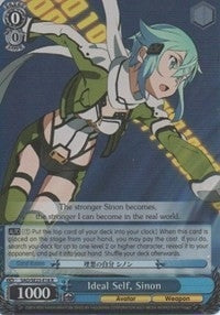 Image for Ideal Self, Sinon (Parallel Foil) (Sword Art Online II) (SAO/SE23-E18 R) - Weiss Schwarz