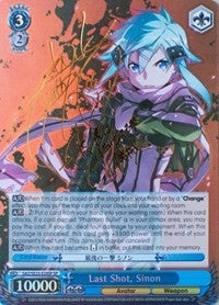 Image for Last Shot, Sinon (SP) (Sword Art Online II) (SAO/SE23-E24SP SP) - Weiss Schwarz
