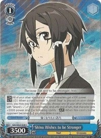 Image for Shino Wishes to be Stronger (Sword Art Online II) (SAO/SE23-E28 C) - Weiss Schwarz