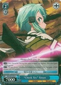 Image for "Check Six" Sinon (Sword Art Online II) (SAO/SE23-E32 C) - Weiss Schwarz