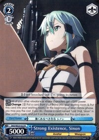 Image for Strong Existence, Sinon (Sword Art Online II) (SAO/SE23-E22 R) - Weiss Schwarz