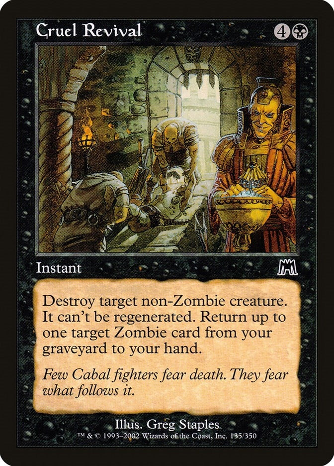 Image for Cruel Revival (Onslaught) (135) - Magic: The Gathering