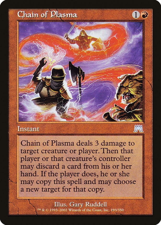 Image for Chain of Plasma (Onslaught) (193) - Magic: The Gathering
