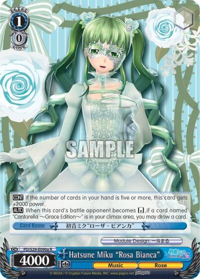 Image for Hatsune Miku "Rosa Bianca" (A) (Hatsune Miku: Project DIVA F 2nd) (PD/S29-E090a R) - Weiss Schwarz