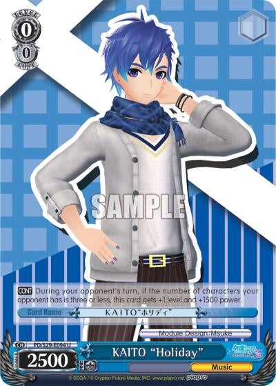 Image for KAITO "Holiday" (Hatsune Miku: Project DIVA F 2nd) (PD/S29-E094 U) - Weiss Schwarz