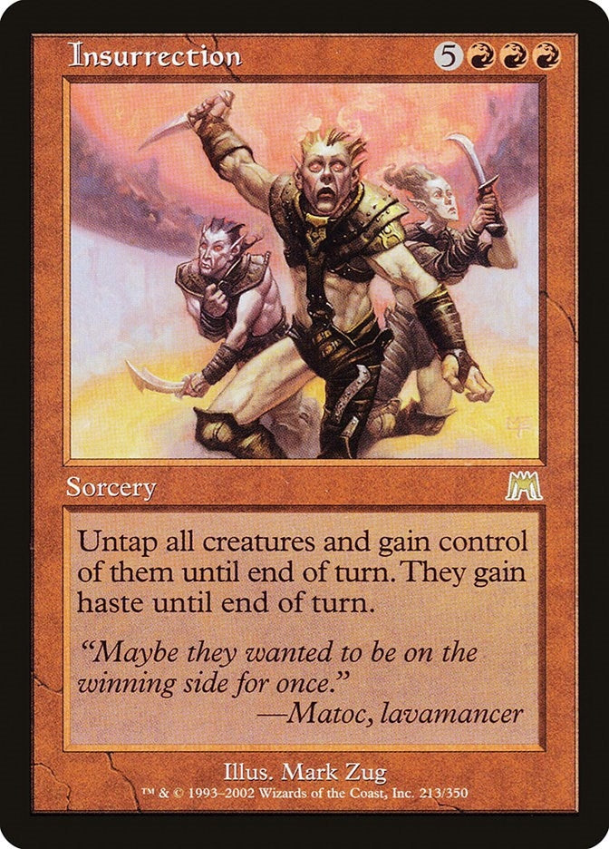 Image for Insurrection (Onslaught) (213) - Magic: The Gathering