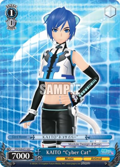 Image for KAITO "Cyber Cat" (Hatsune Miku: Project DIVA F 2nd) (PD/S29-E110 C) - Weiss Schwarz