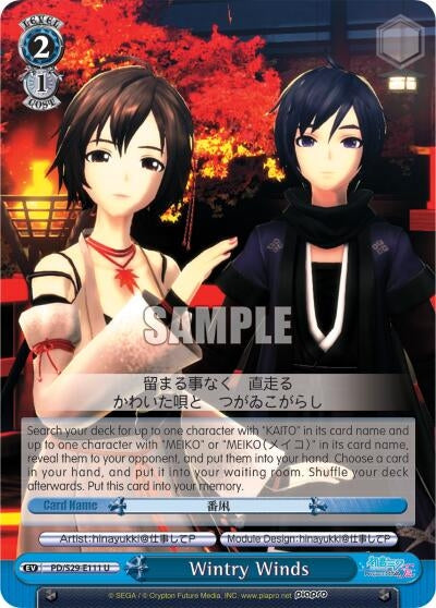 Image for Wintry Winds (Hatsune Miku: Project DIVA F 2nd) (PD/S29-E111 U) - Weiss Schwarz