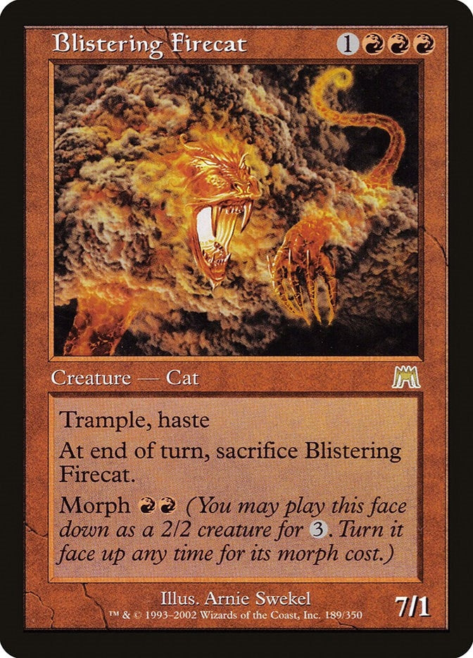 Image for Blistering Firecat (Onslaught) (189) - Magic: The Gathering