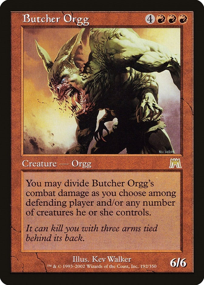 Image for Butcher Orgg (Onslaught) (192) - Magic: The Gathering