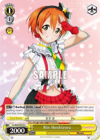 Image for Rin Hoshizora (Love Live!) (LL/W24-E019 C) - Weiss Schwarz